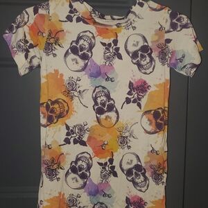 Skull and Floral Kids Matching Set